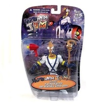 Mezco Earthworm Jim Plasma Blaster Action Figure 2012 Toy 6-Inch Worm Bo... - $108.00