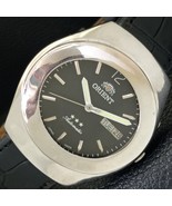 VINTAGE ORIENT AUTOMATIC 46941 JAPAN MENS BLACK COLOR DIAL WATCH a500325-1 - €34,18 EUR