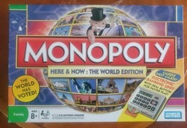 2008 Parker Bros Monopoly Here &amp; Now World Edition Game Complete Great - £26.81 GBP