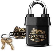 Master Lock 1921D Heavy Duty Outdoor Padlock with Key and Keychain - $36.13