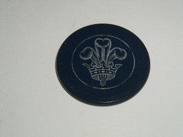 Vintage Poker Chip Fleur De Lis Early 1900&#39;s Clay or Clay Composite Bake... - $8.99
