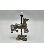 1991 Masterworks Fine Pewter Carousel Horse 3&quot; - £7.80 GBP