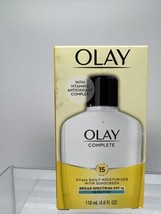 Olay Complete Daily Moisturizer w/ Sunscreen Lotion Sensitive SPF 15 4.0oz 4/25 - £7.96 GBP