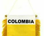 Colombia Mini Flag 4&quot;x6&quot; Window Banner w/suction cup - $2.88