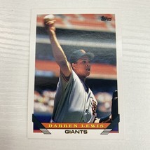 1993 Topps Darren Lewis San Francisco Giants #176 - $1.59