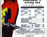 Bimini&#39;s Oyster Bar &amp; Seafood Cafe Menu Myrtle Beach South Carolina  Red... - £14.06 GBP