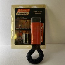 Vintage COLEMAN POWERMATE FLEXIBLE FLASHLIGHT Work Snake Light Flex Neck... - $13.56