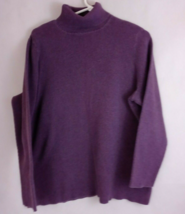 Vintage Lane Bryant Women’s Solid Purple Turtleneck Sweater Plus Size 22/24 - £15.49 GBP