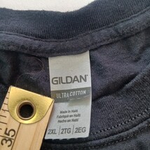 Gildan Ultra Cotton Brown Operating System Men's Black Cotton T-Shirt Size 2XL  image 3