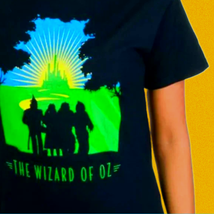 NEW MEN&#39;S SIZE 2XL WIZARD OF OZ TEE SHIRT EMERALD CITY FOREST MOVIE TOP ... - £23.48 GBP