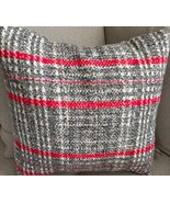 David Fussenegger Alpine Chalet Plaid Pillow 19&quot;x19&quot; Down Fill Cabin Coz... - $30.38