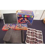 Lite-Brite Vtg 1967 Hasbro 5455 Original Box Pictures Pegs Bonus Pegs Works - $115.56 CAD