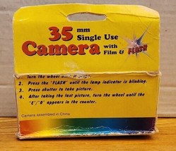 35mm Single Use Camera with Film &amp; Flash 27 Pictures Indoor/Outdoor - £10.57 GBP