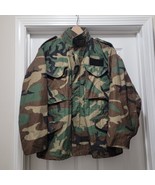 VTG Golden Military Cold Weather Field Jacket Camo 8415-01-099-7834 Sz M... - $58.94 CAD