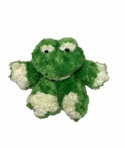 Green 11 inch Beanbag Plush Frog Stuffed Animal Vintage - $10.50