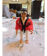 1986 Karate Kid Daniel Remco action figure with Red Gi Robe Working Action - $648.93 MXN
