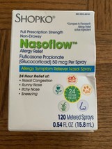 Shopko Nasoflow Allergy Relief Nasal Spray, 120 Metered Sprays - £13.84 GBP