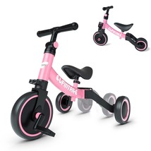 5 In 1 Toddler Bike For 1 Year To 4 Years Old Kids, Toddler Tricycle Kids Trikes - £95.09 GBP