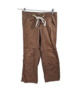 Roxy Drawstring Pants Womens Size 1 Juniors Surfer Girl Look Brown 30x28 - €20,47 EUR