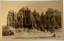 RPPC South Dakota, Badlands, Castles in Castle Canyon, vintage postcard - £15.92 GBP