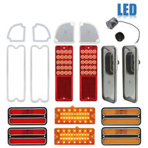 69-70 Chevy Gmc Truck Led Sequential Red Tail Side Marker Park Light Lenses Set - £315.80 GBP