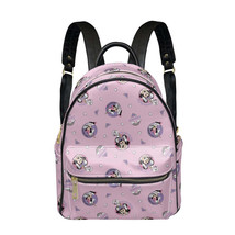 Minnie Unicorn Dreams Pink PU Leather Leisure Backpack College School Daypack - £29.56 GBP