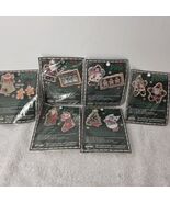 LOT Dimensions RESIN CRAFT PINS Christmas Snowman Angel Tree Santa Ginge... - $13.85