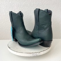 Lane EMMA JANE Womens Cowboy Bootie 7.5 Green Western Cowgirl Short Ankl... - $123.75
