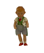 Vintage 1940s Celluloid Doll With Lederhosen &amp; Painted Shoes - €20,45 EUR