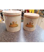 VTG  Mid Century Little Bo Peep Cannister Set 7 1/2&quot; 6 1/2&quot; - $39.59