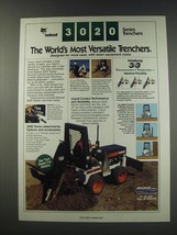 1991 Bobcat 3020 Series Trenchers Ad - The world&#39;s most versatile trenchers - $18.49