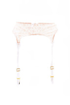 Agent Provocateur Womens Suspenders Lace Elegant Elastic Pink Size S - £56.05 GBP