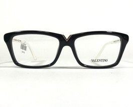 Valentino V2665 016 Eyeglasses Frames Black White Square Cat Eye 53-14-135 - £80.73 GBP