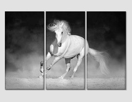 White Horse Canvas Art Horse Wall Art Horse Print Home Decor Abstract Ho... - £38.59 GBP