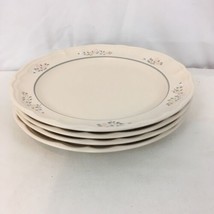 Pfaltzgraff Remembrance No Center Design Vtg USA Made Floral Dinner Plates (4) - $38.61