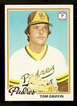 San Diego Padres Tom Griffin 1978 Topps # 318 Ex+ - £0.39 GBP