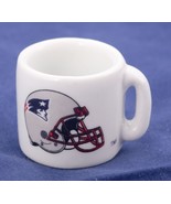 NFL Miniature Coffee Mug New England Patriots Fan Collectible Ornament V... - £4.50 GBP