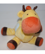 Carters Giraffe 9&quot; Yellow Plush Green Blue Dots Orange Brown Feet Soft T... - $38.00
