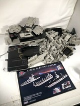 MEGA BLOKS Pro Builder USS Kitty Hawk 9780 With Manual 1700 Pieces - £94.66 GBP