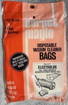 VTG Carpet Magic Electrolux Tank Cleaner Style 208 Vacuum Bag Qty 2 Bags... - £7.46 GBP