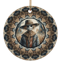 Halloween Scary Scarecrow Wind Spinner Art Ornament Christmas Gift Decor Hanging - $15.79