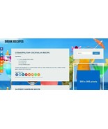 Established Drink Recipe Wordpress Website with 7000 Recipes +Integrated... - $177.27 MXN