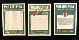 Flintstones NFL Philadelphia Eagles Football Trading Cards 77, 21, 49 1993 Cardz - £9.71 GBP