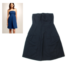 J. CREW Womens Black Lorelei Textured Strapless Lined Dress Petite Size 0 - £11.81 GBP