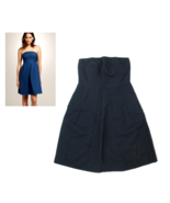 J. CREW Womens Black Lorelei Textured Strapless Lined Dress Petite Size 0 - £11.72 GBP