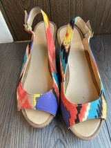 Mootsies Tootsies moliker women’s size 6 M wedges  woven heels - $15.00