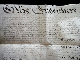 1810 Antique Deed Jon Tyson Jesse Grissell Delaware Co Middleton Pa Abington - £95.52 GBP