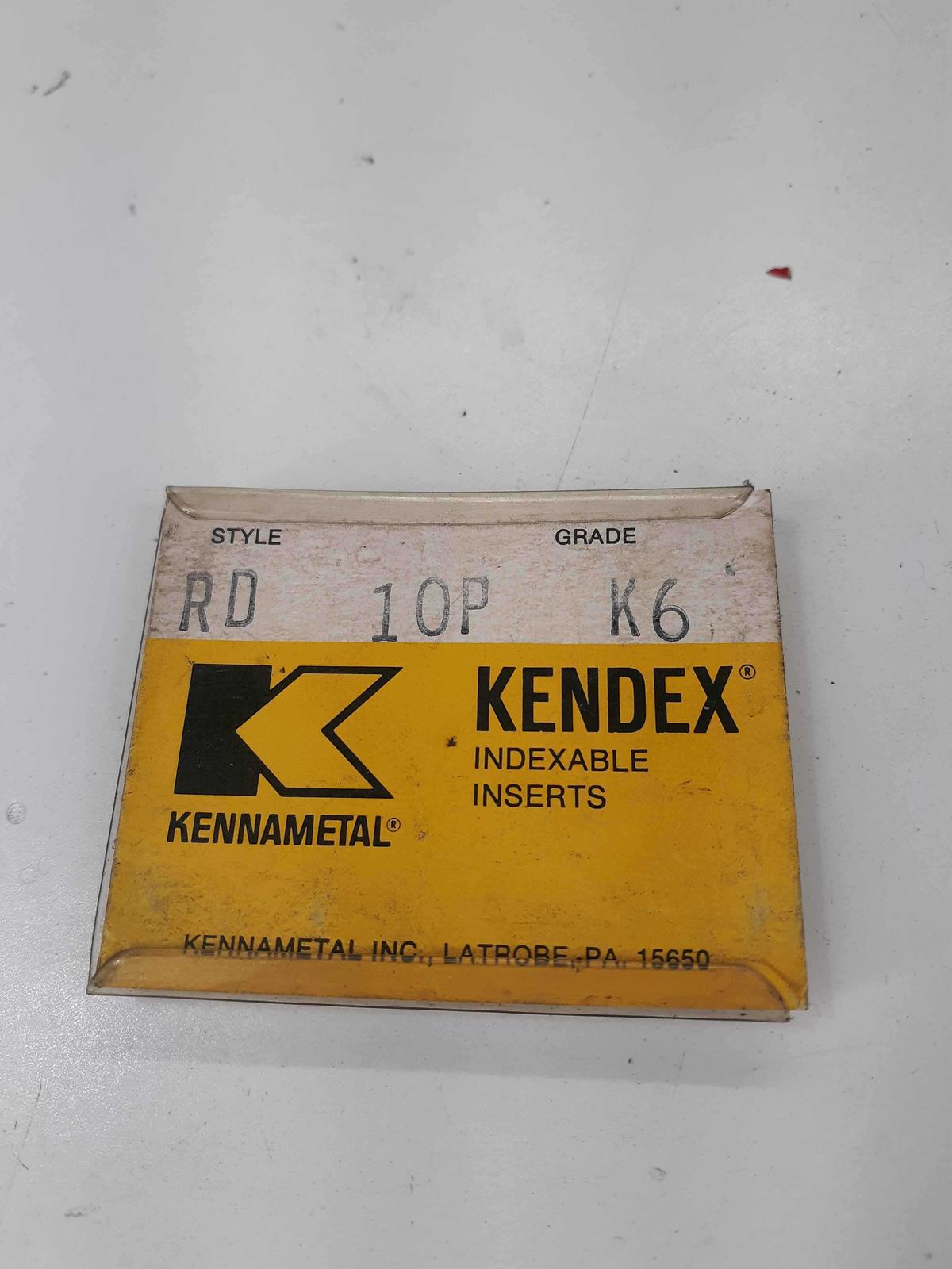 Kennametal RD 10P K6 Carbide Inserts 5pcs - $34.00