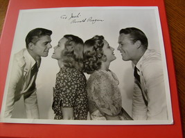 RONALD  REAGAN   SIGNED  AUTOGRAPHED   8 X 10 &quot;   FROM  THE  MOVIE  BROT... - $199.99