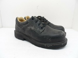 DAKOTA Men&#39;s Aluminum Toe Composite Plate Oxford Safety Shoes 1119QC Black 9W - £31.31 GBP